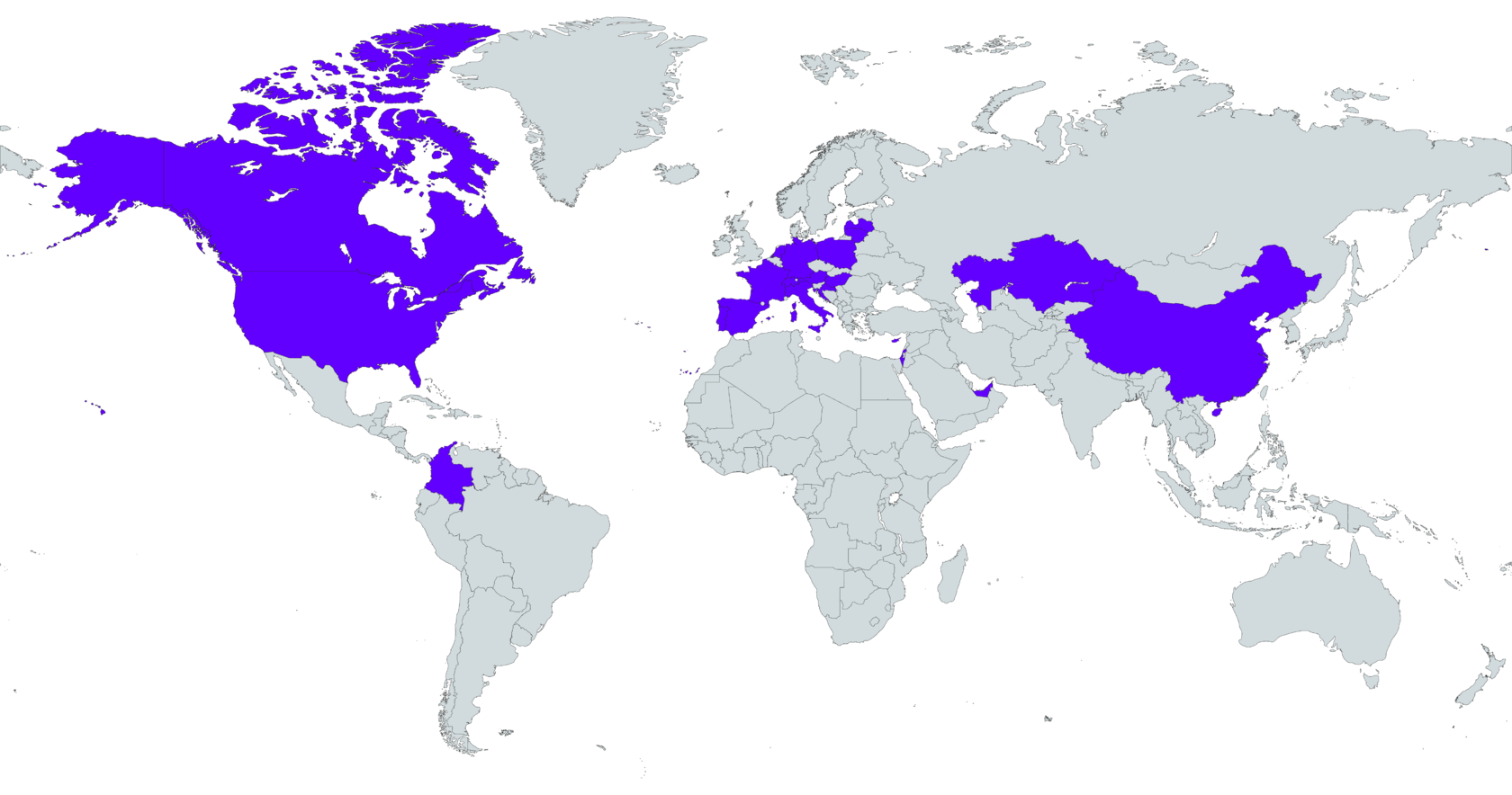 OUR WORLDWIDE PRESENCE visual data 6