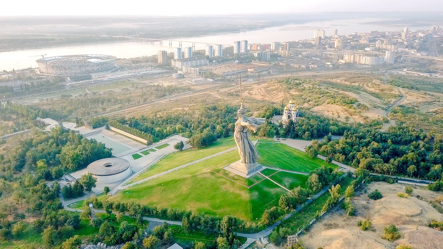 Волгоград панорама города