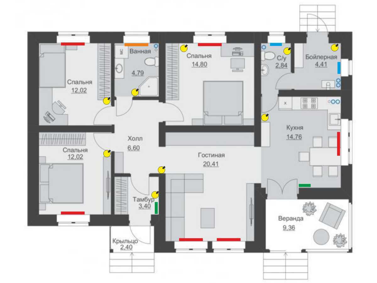 расчет отопления керамическими обогревателями никапанелс