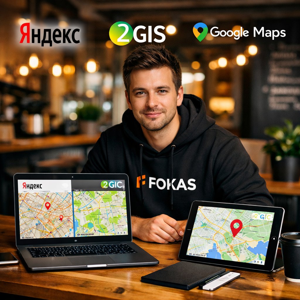 Маркетинг для бизнеса через карты и поиск.