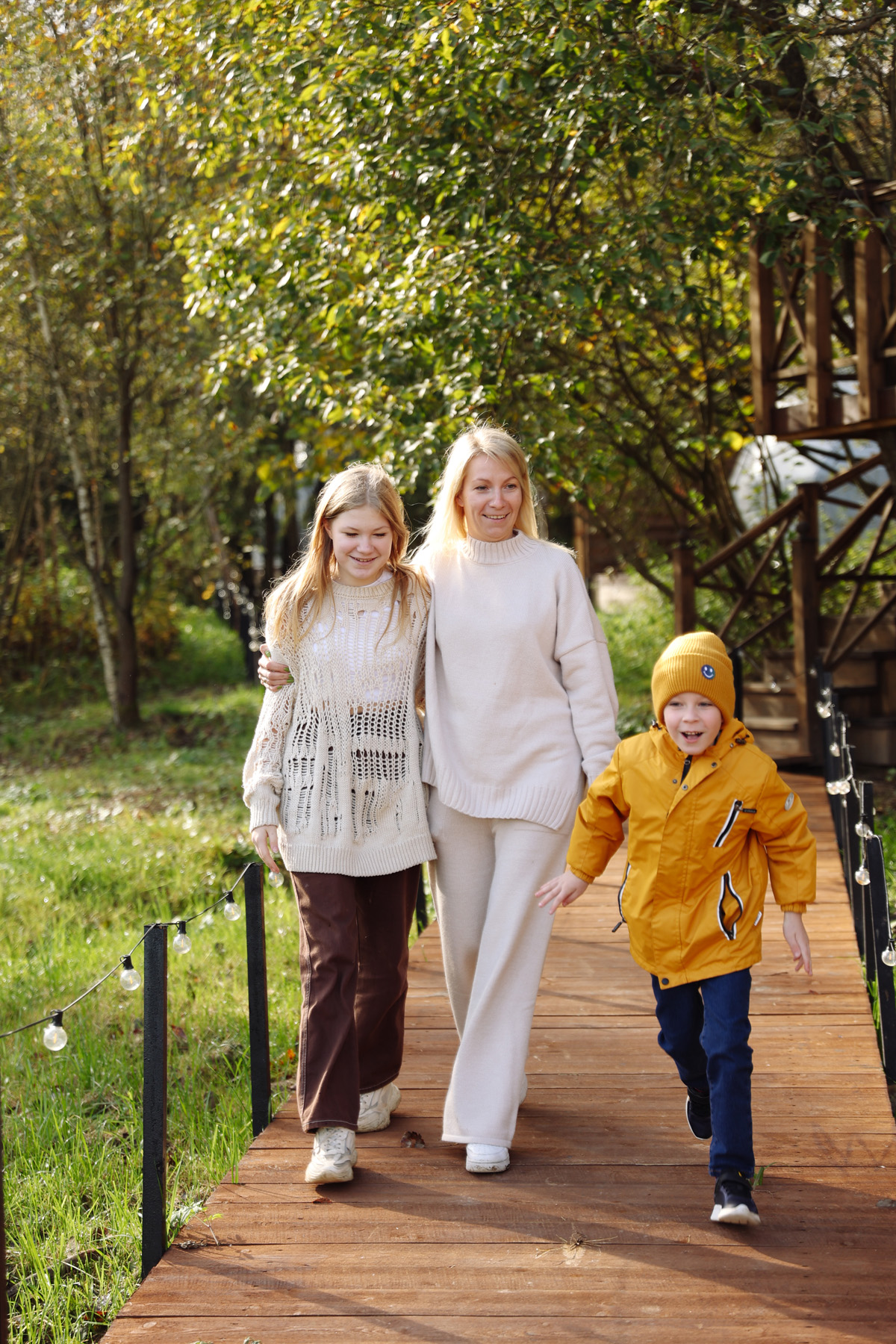 В кронах, глэмпинг