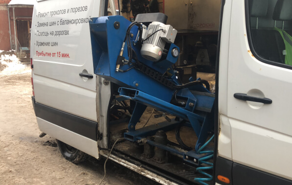 Мобильный грузовой шиномонтаж 24/7