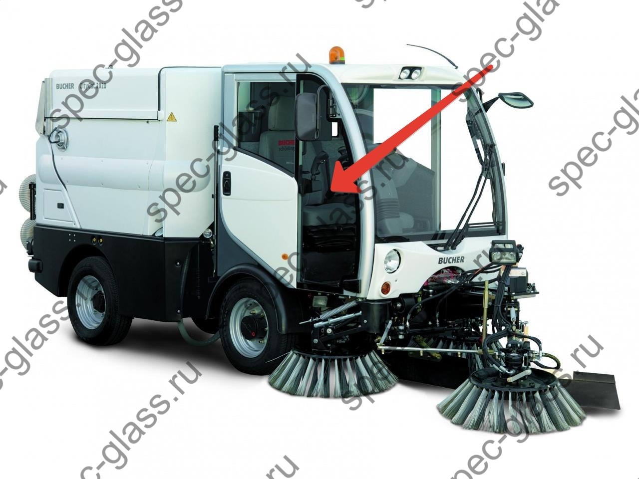 стекло двери bucher citycat 2020 matek
