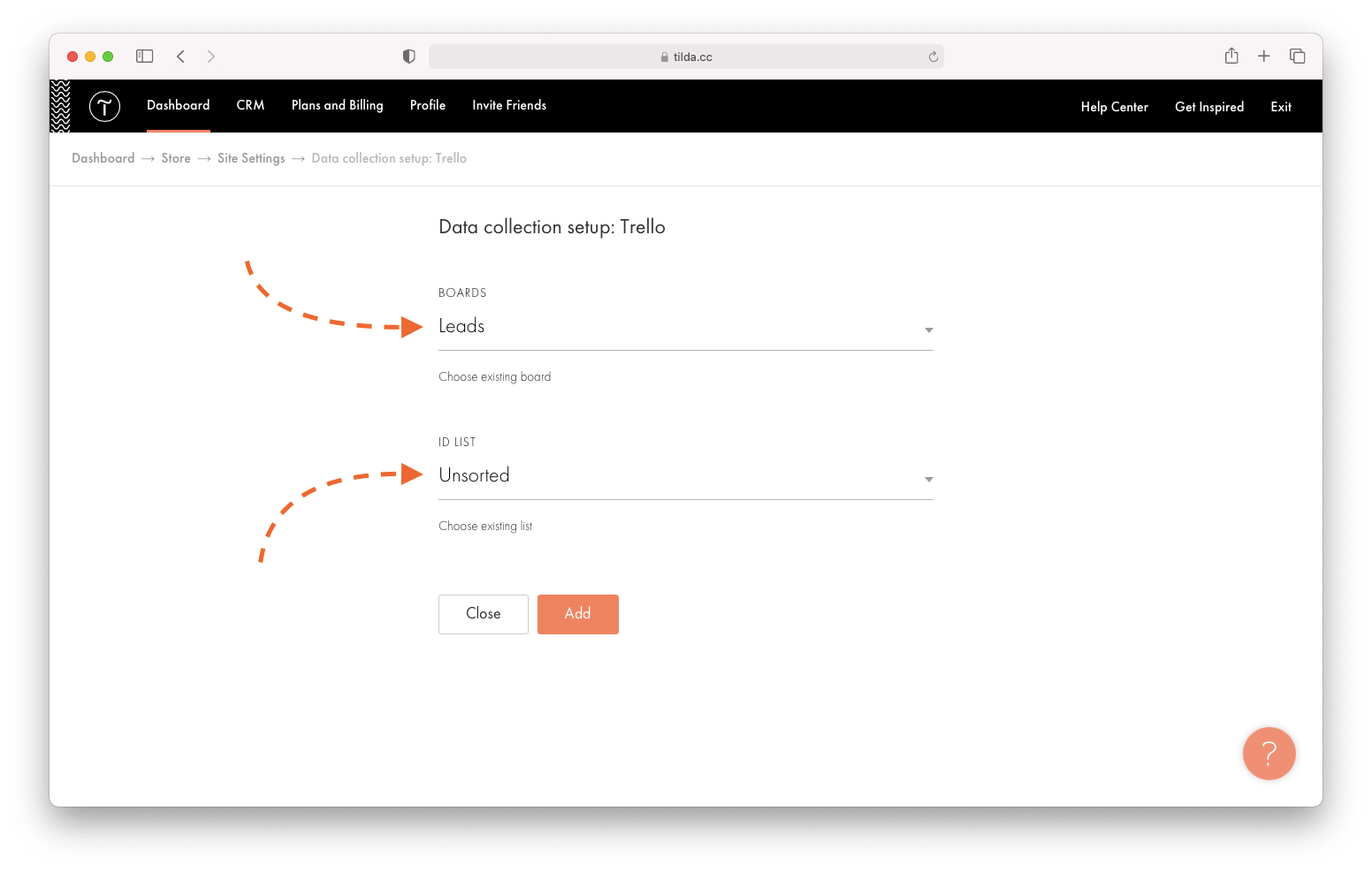 How to send data from online forms on Tilda to Trello │ Tilda Help Center