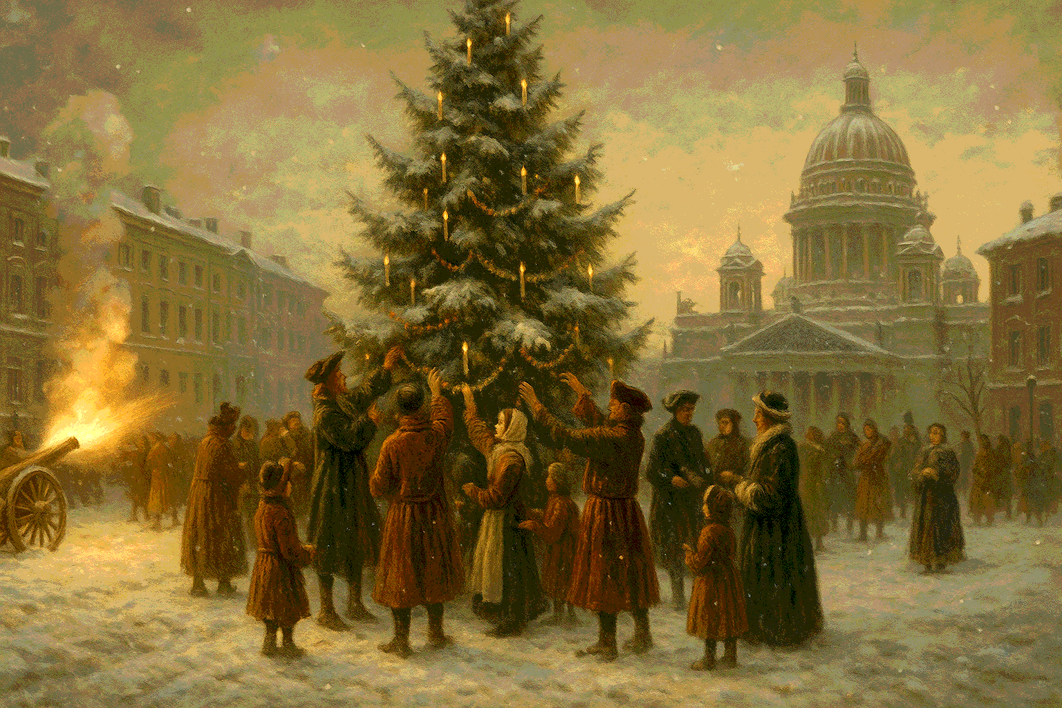 История Нового года в России