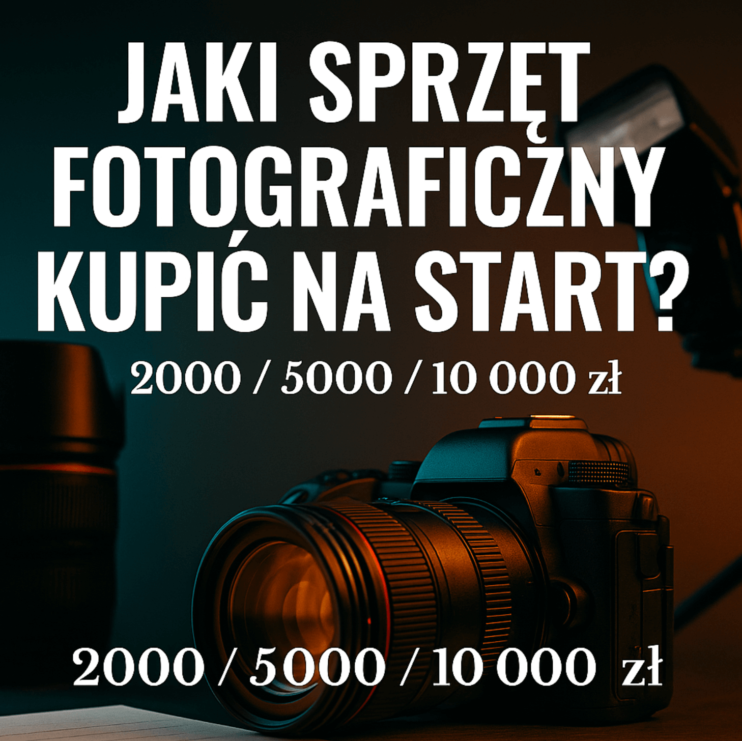 jaki sprzęt fotograficzny kupić na start? przewodnik 2025 aparat canon na tle