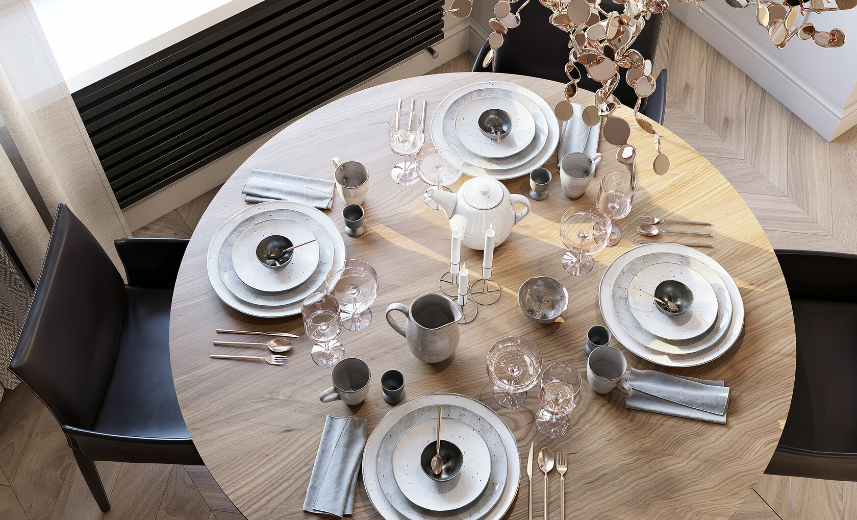 Parisian dining area