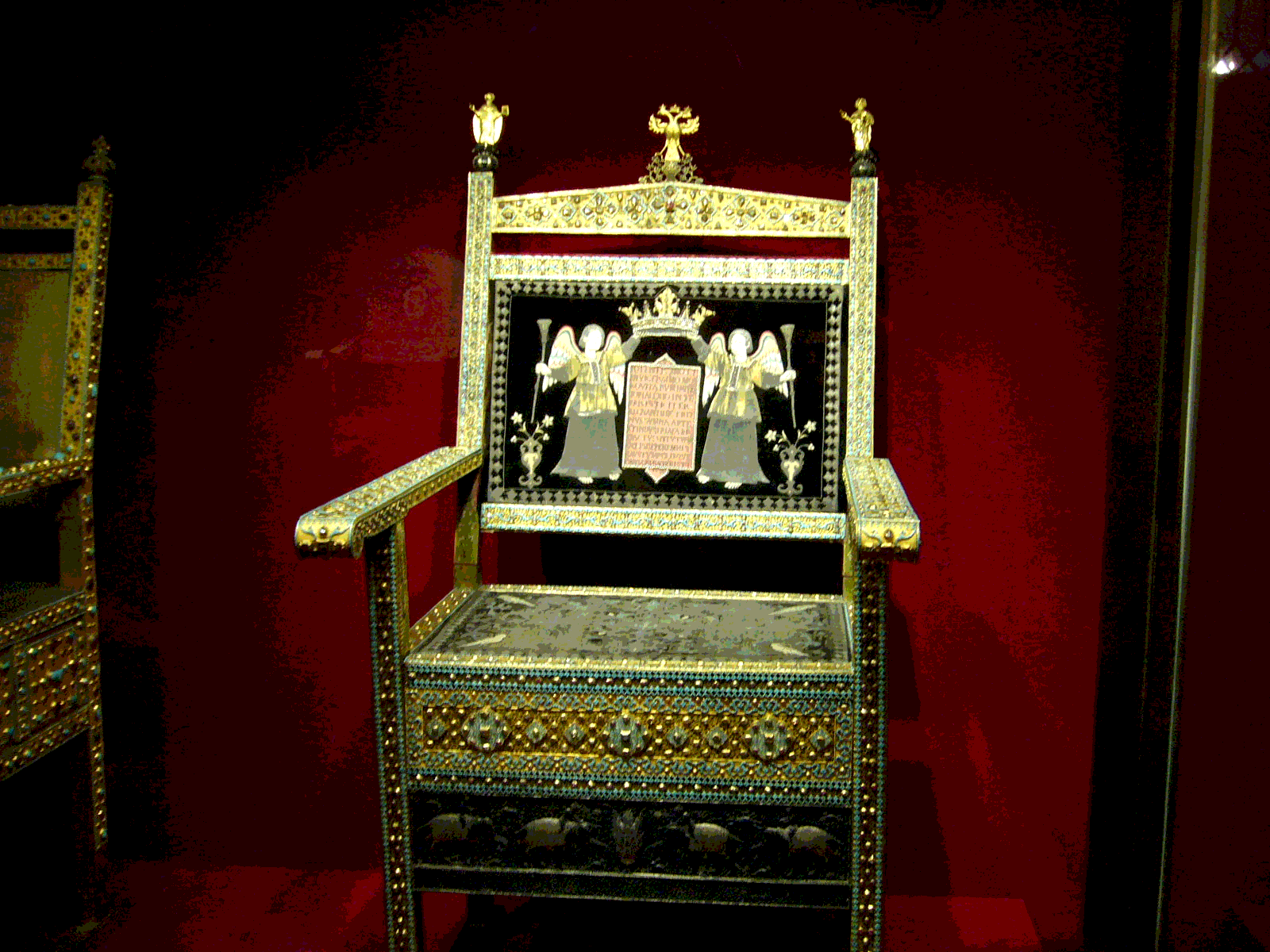 Двойной Царский трон в оружейной палате