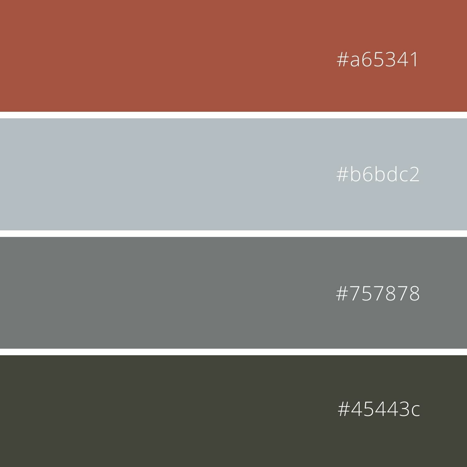 Palette color code