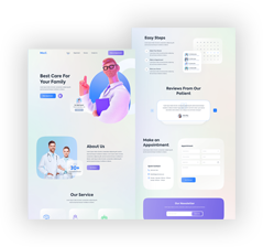 макет сайта