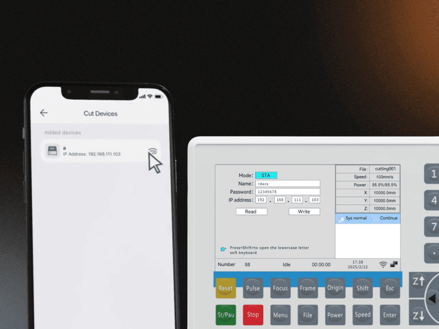 Подключение телефона к RUIDA