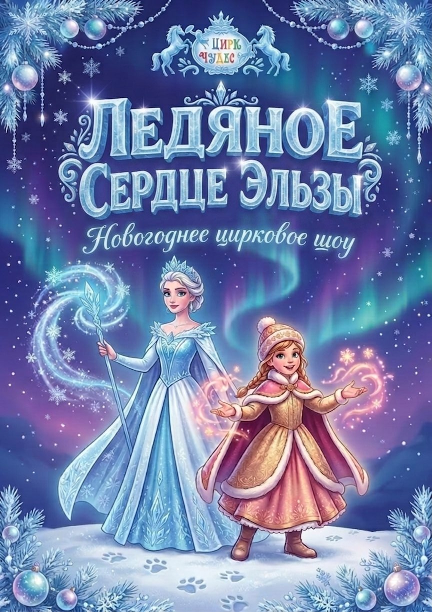 «Ледяное сердце Эльзы» — Цирк Чудес
