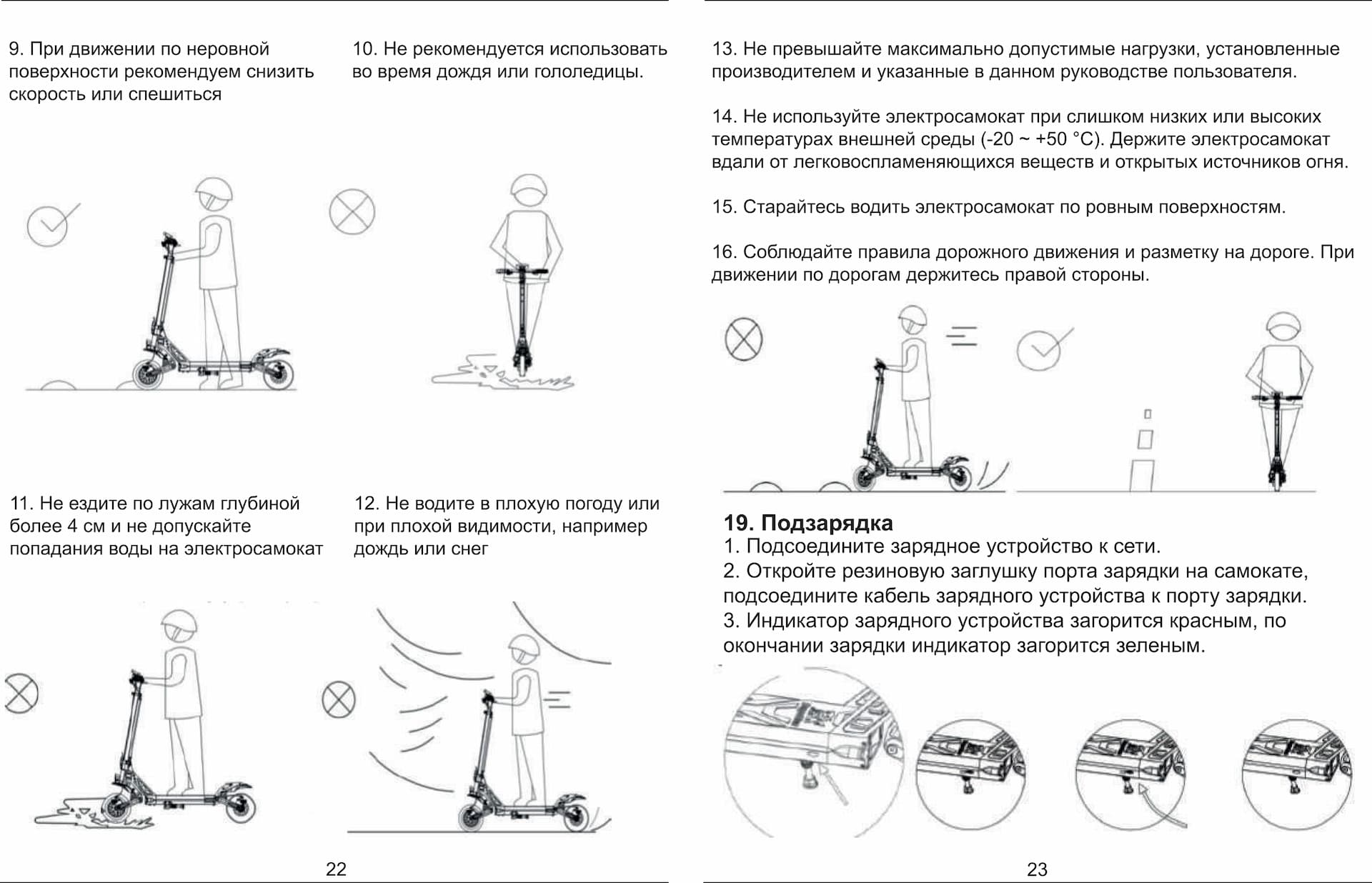 Инструкция к электросамокату Kugoo G2 Pro