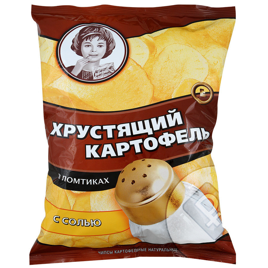 Соленая картошка. Чипсы 