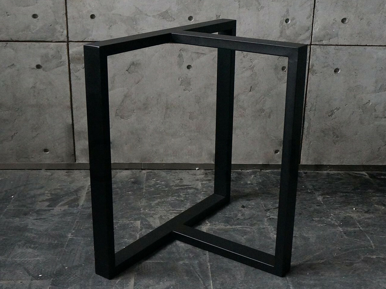 Подстолье лофт tl1204 (l=710, ширина 600мм) черный металл