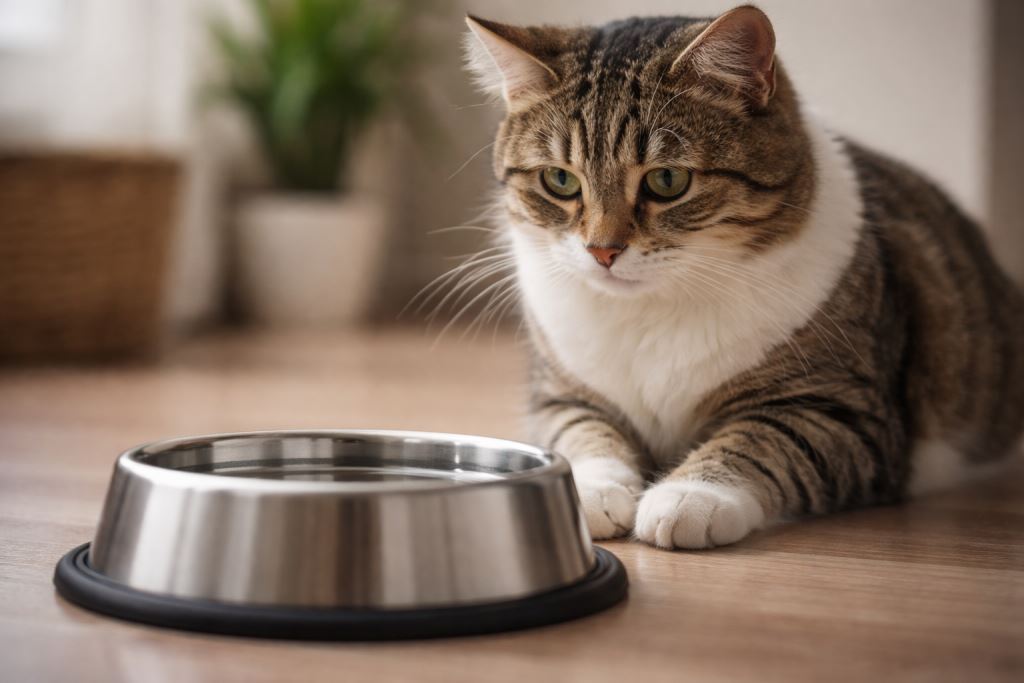 Почему кошка игнорирует воду 