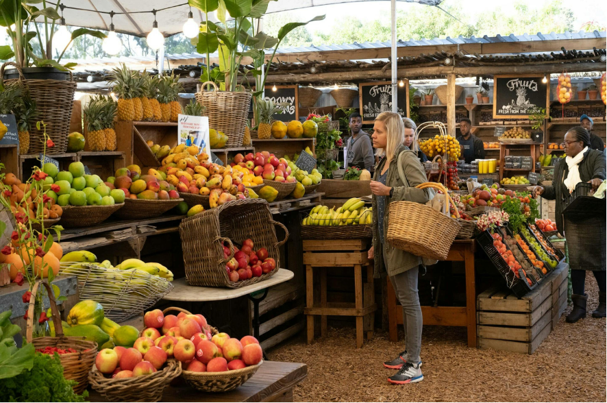 Oranjezicht City Farm Market — тот случай, когда качество продуктов видно ещё до того, как вы положили их в корзину.