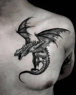 Что означает татуировка дракон на ноге?