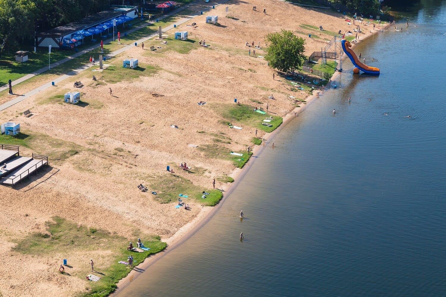 рублевское водохранилище пляж