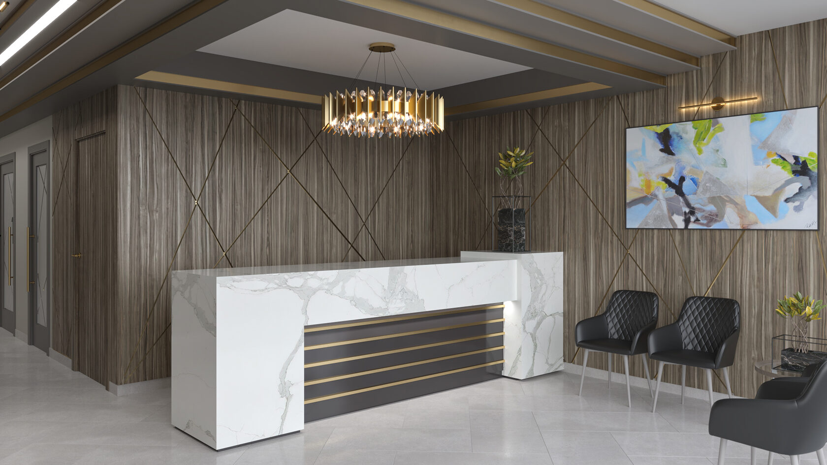 INTERIOR DESIGN OF A DENTAL CLINIC FINER DENTISTRY