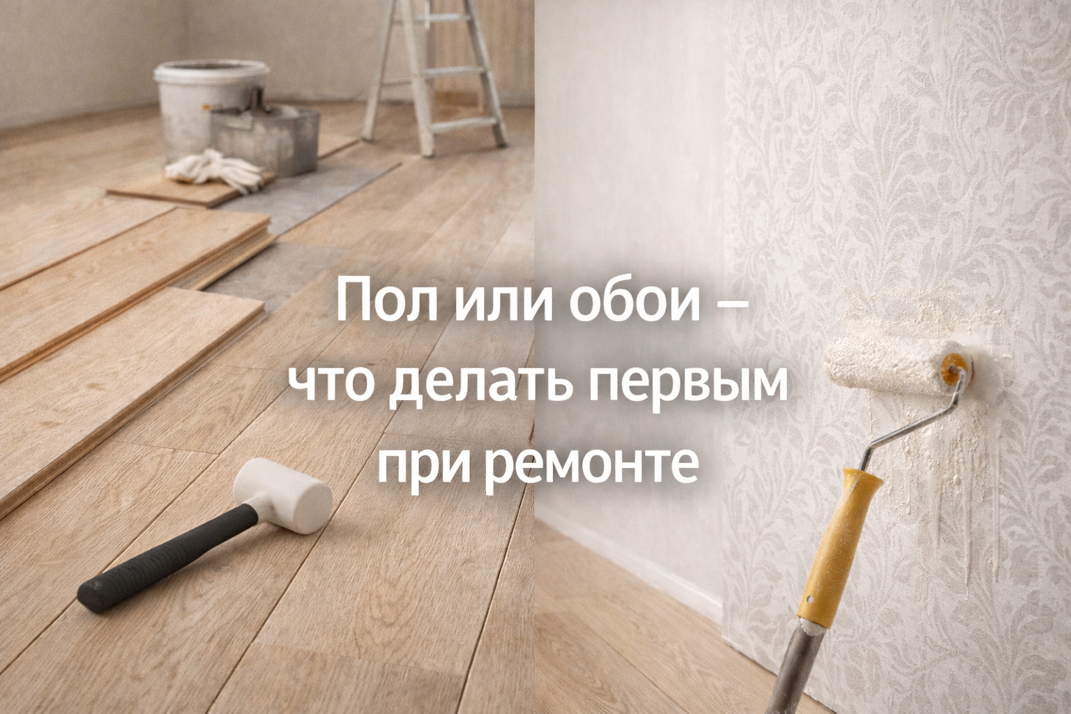 Порядок ремонта в квартире: что делать первым — пол или обои, последовательность работ для плитки, ламината, кварцвинила и инженерной доски, СПб