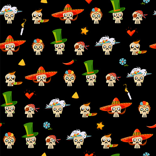 Паттерн «Dia de los muertos» 