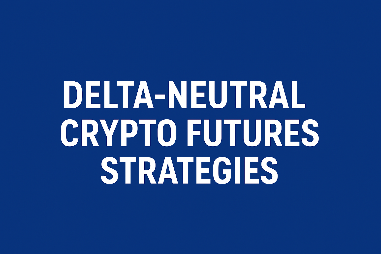 Delta-neutral crypto futures strategies with real examples