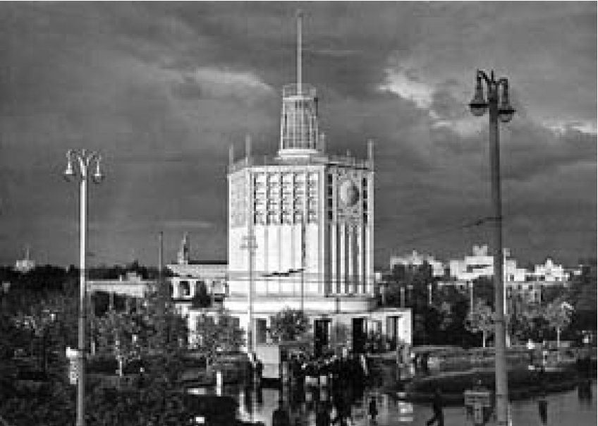 Вид до реконструкции павильона ВДНХ