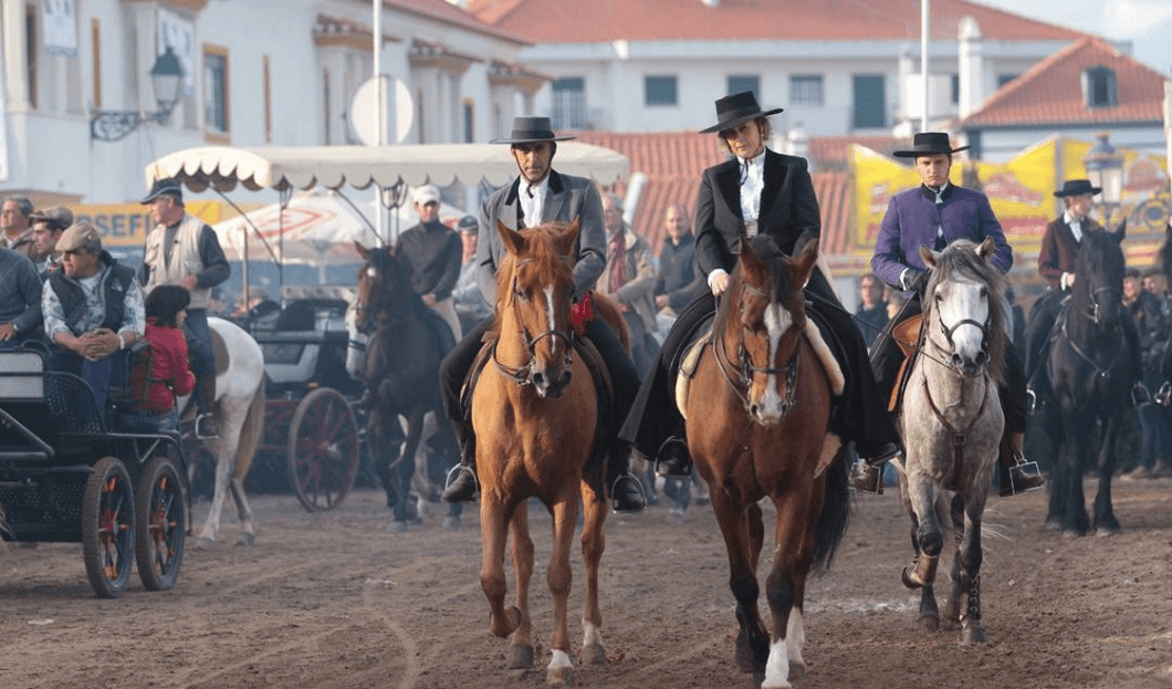 ярмарка лошадей в Португалии