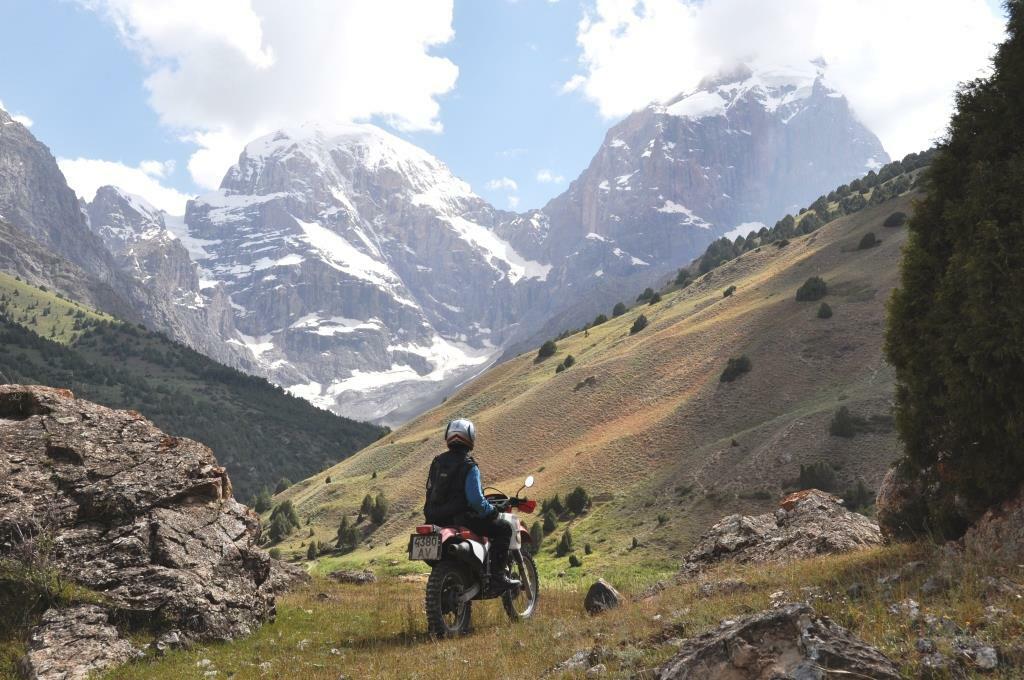 Motorcycle motorbike rental in Dushanbe Tajikistan