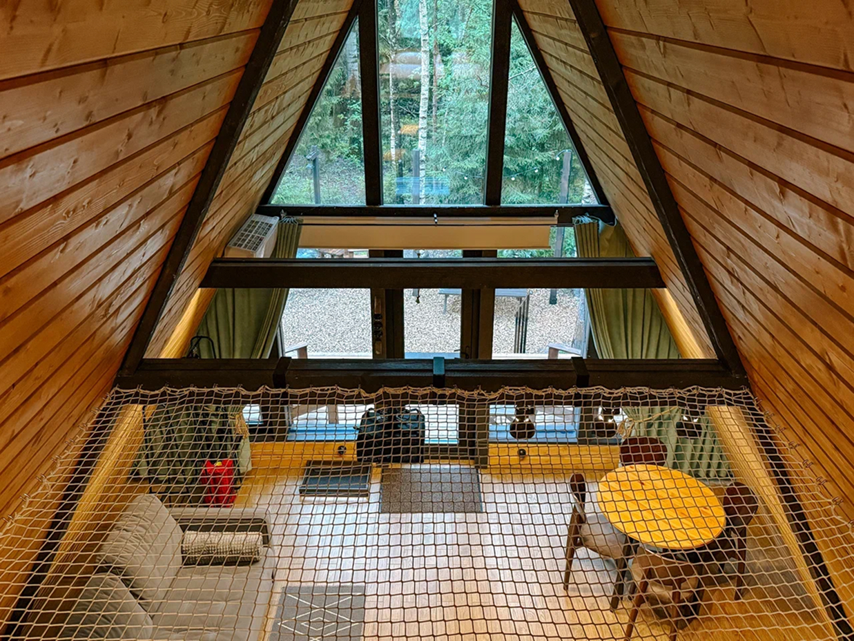 A-Frame в глэмпинг «Под кронами» в Подмосковье