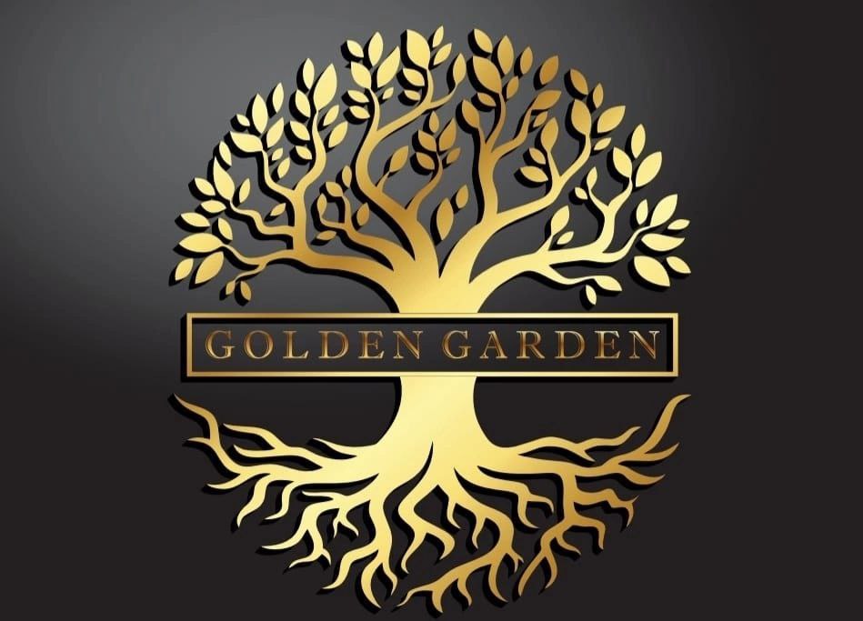 Экзотерапия. Gold Garden. Gold Garden logo.