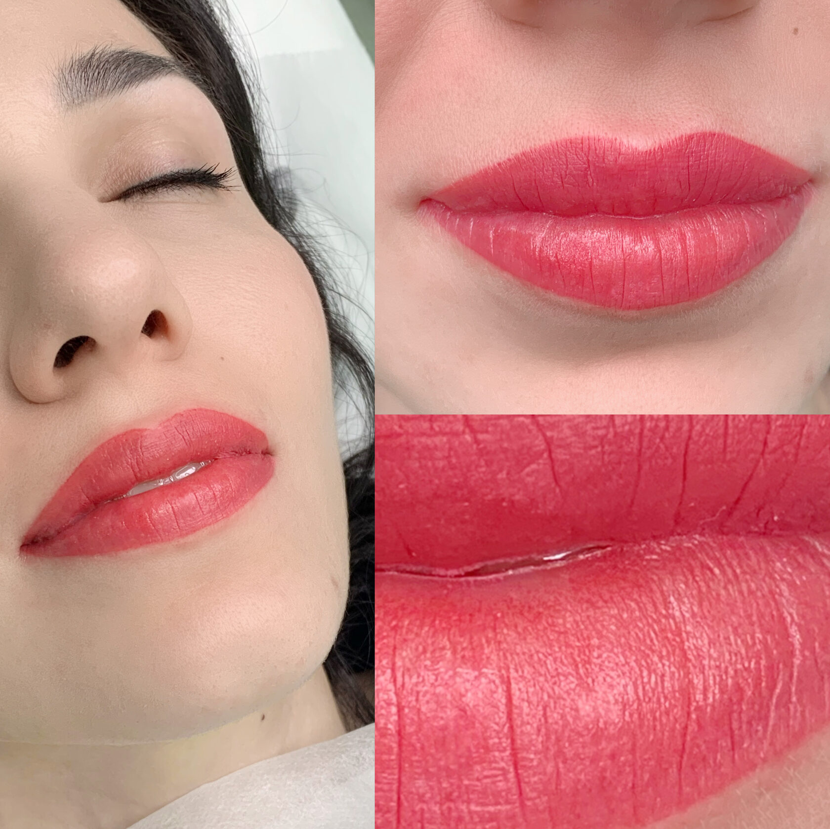 Перманентный макияж губ в технике плотного заполнения с эффектом помады ❤️ KRAMER PMU STUDIO