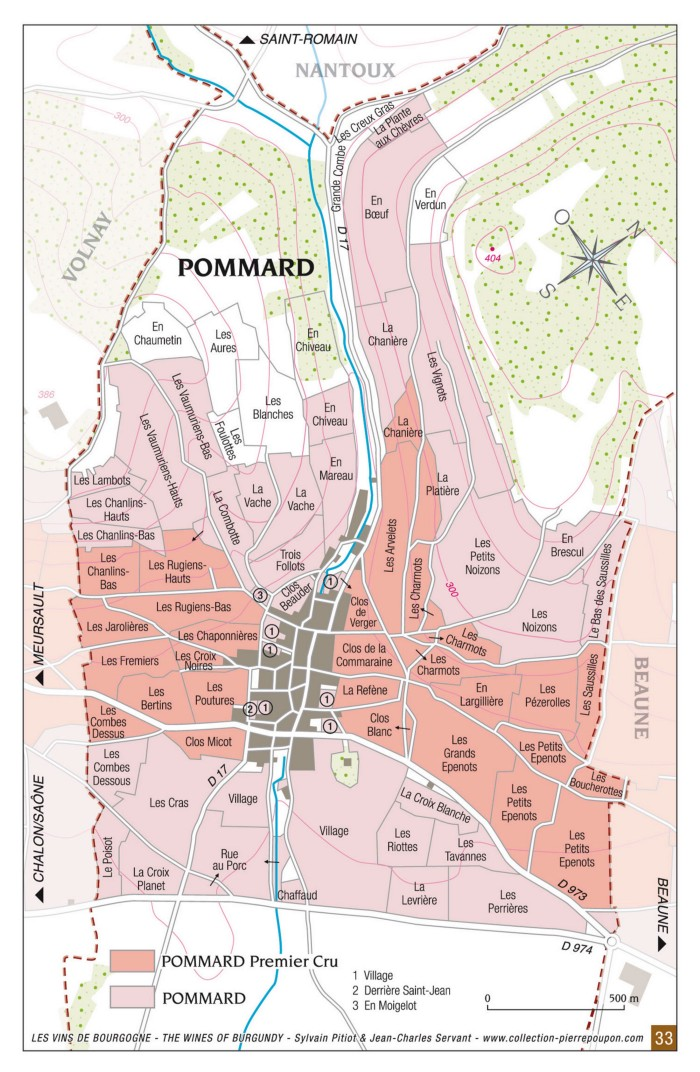 Map of Pommard