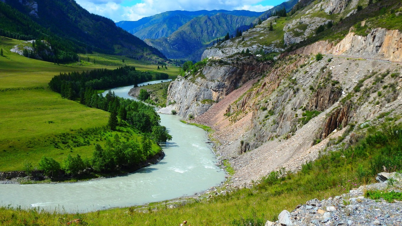 Реки горного алтая фото