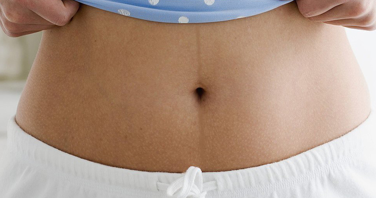 Полоска на животе