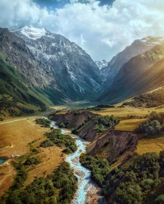 Куртатинское ущелье водопад