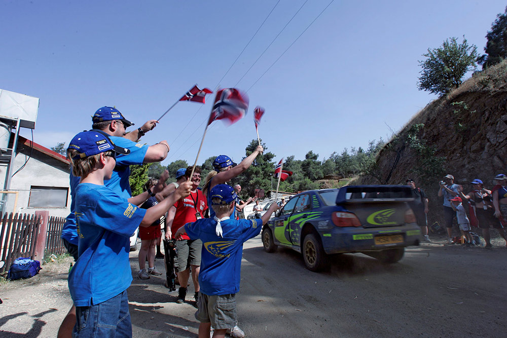 Петтер Сольберг и Фил Миллз, Subaru Impreza S11 WRC '05 (HC54 WRC), ралли Кипр 2005