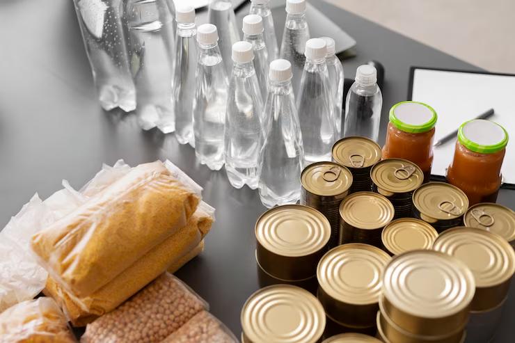 Стеклянная, пластиковая, жестяная пищевая упаковка.