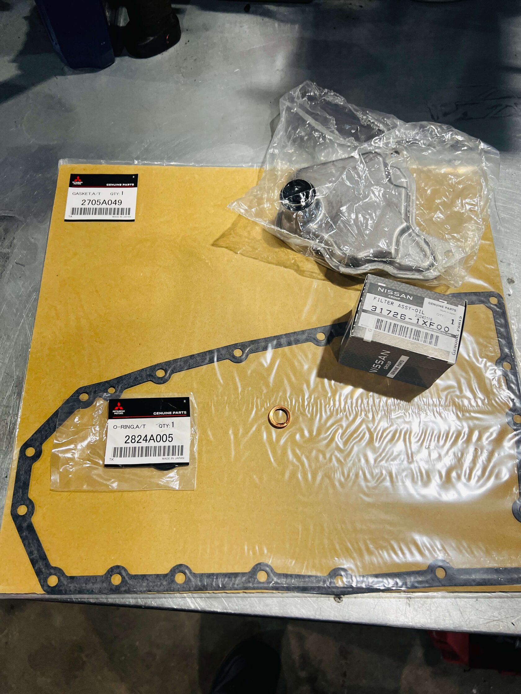 Комплектующие для вариатора Jatco JF016E