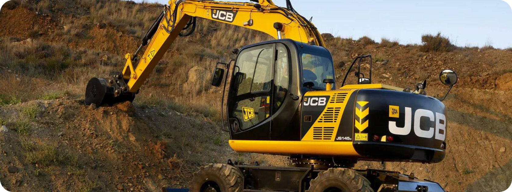 Колесный экскаватор