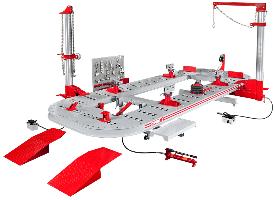Профессиональный стапель для кузовного ремонта в автосервисе Вмятый элемент Томск