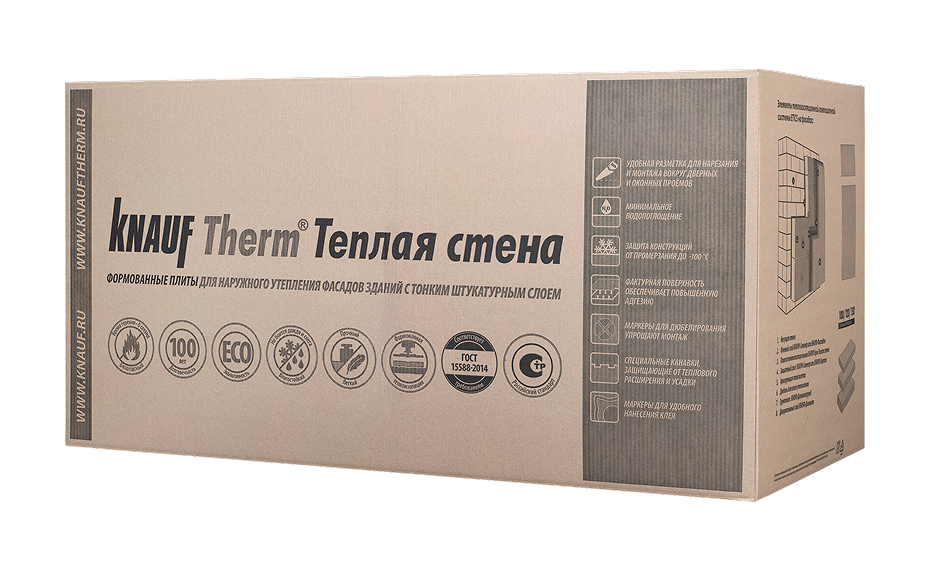 KNAUF Therm® Теплая стена – купить плиты из пенополистирола для ...