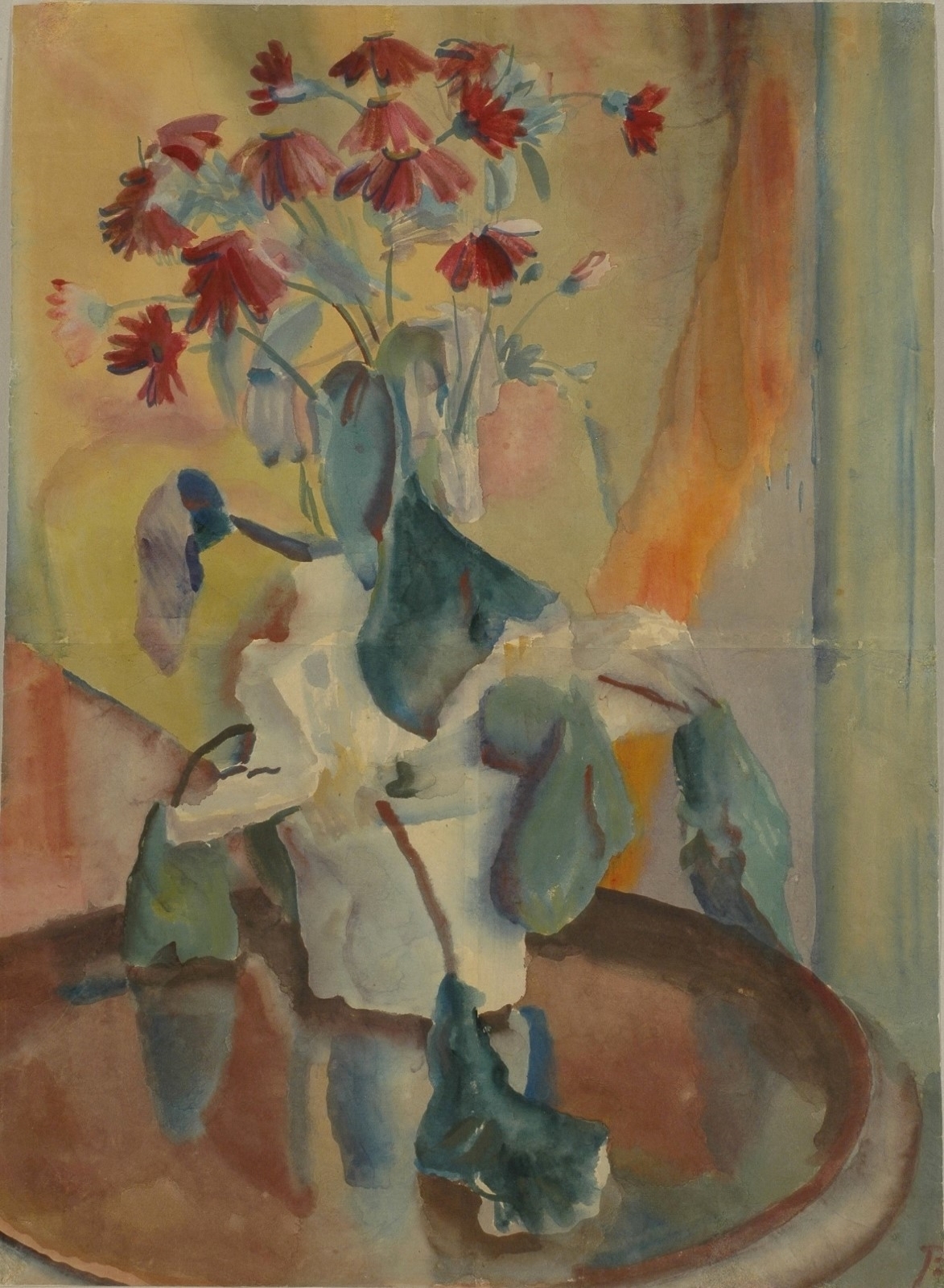 Натюрморт с цветком. 1930-е 