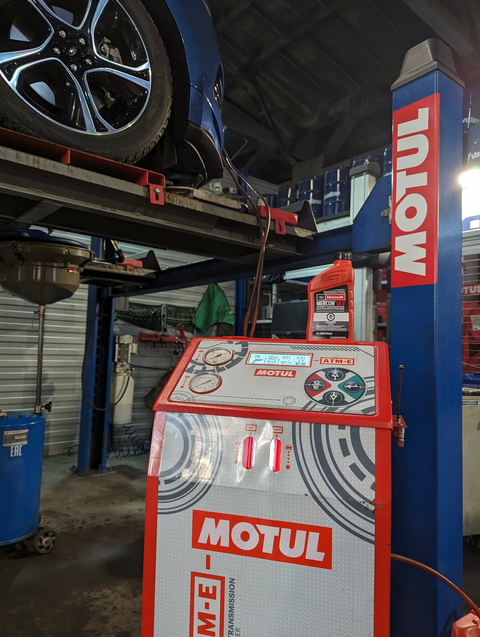 Состояние старого масла в АКПП Ford