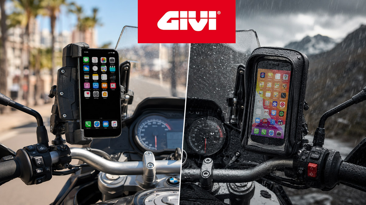 Какое крепление телефона GIVI выбрать: S920M S920L S957B или S958B