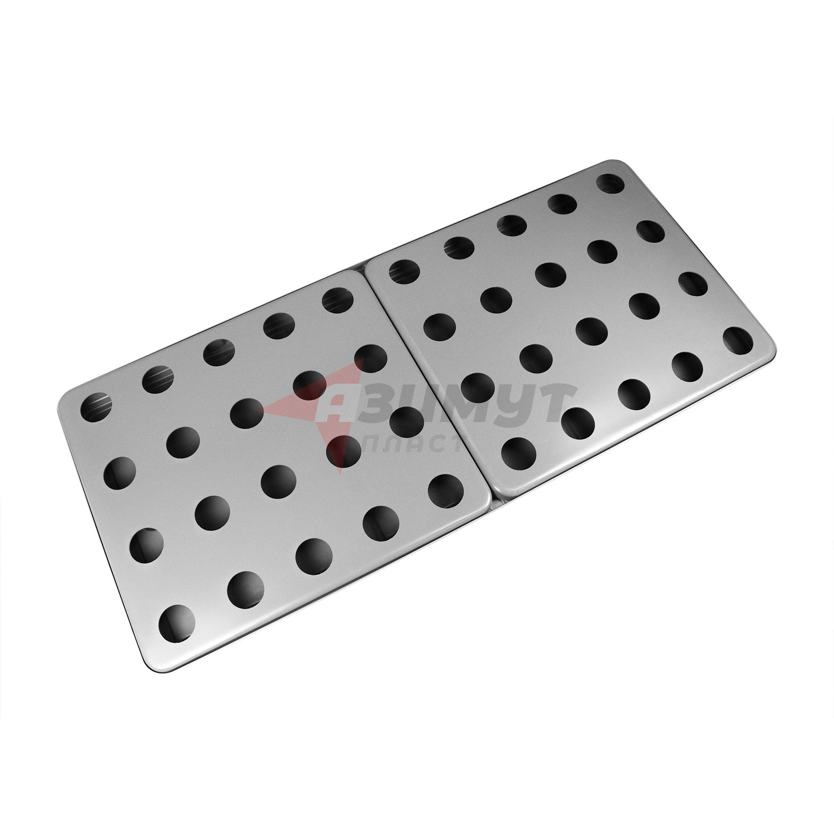 Крышка (1 шт.) для 1/2 гидропонного поддона 1250x550 (20 отверстий ⌀ 55 ...