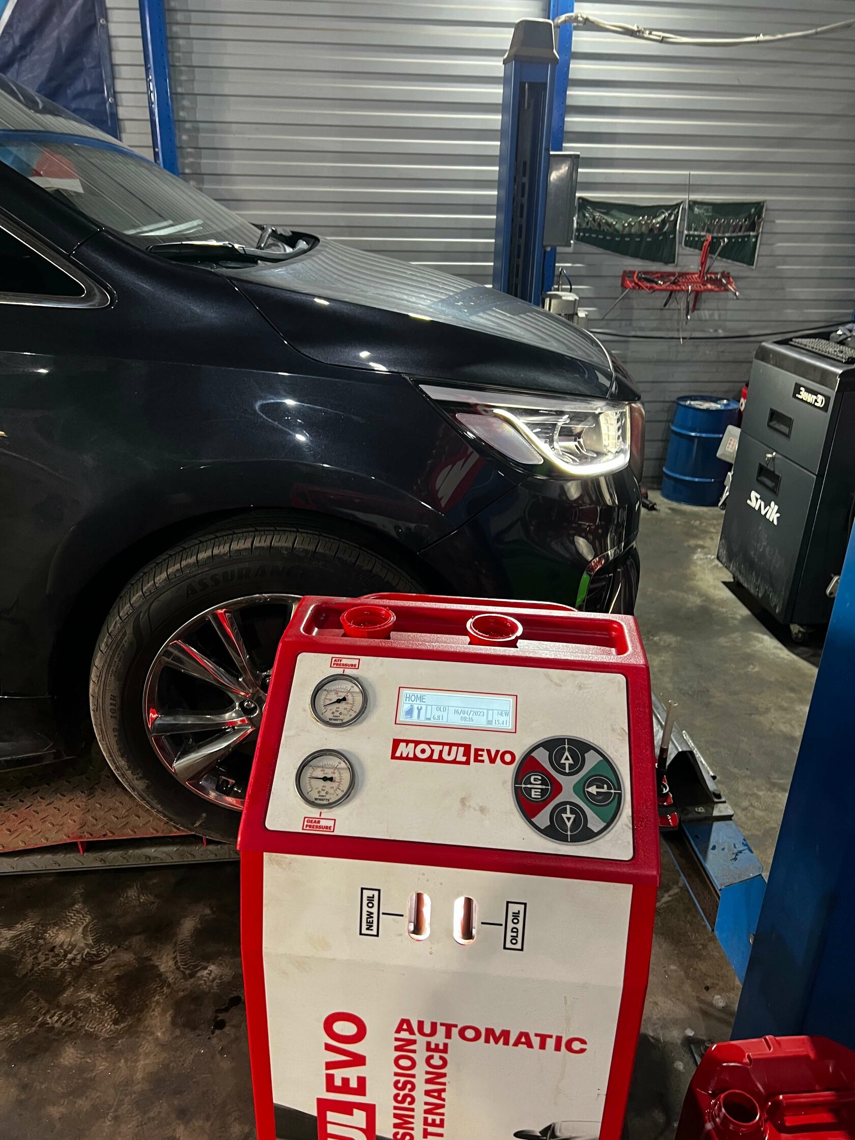 Состояние старого масла АКПП Kia