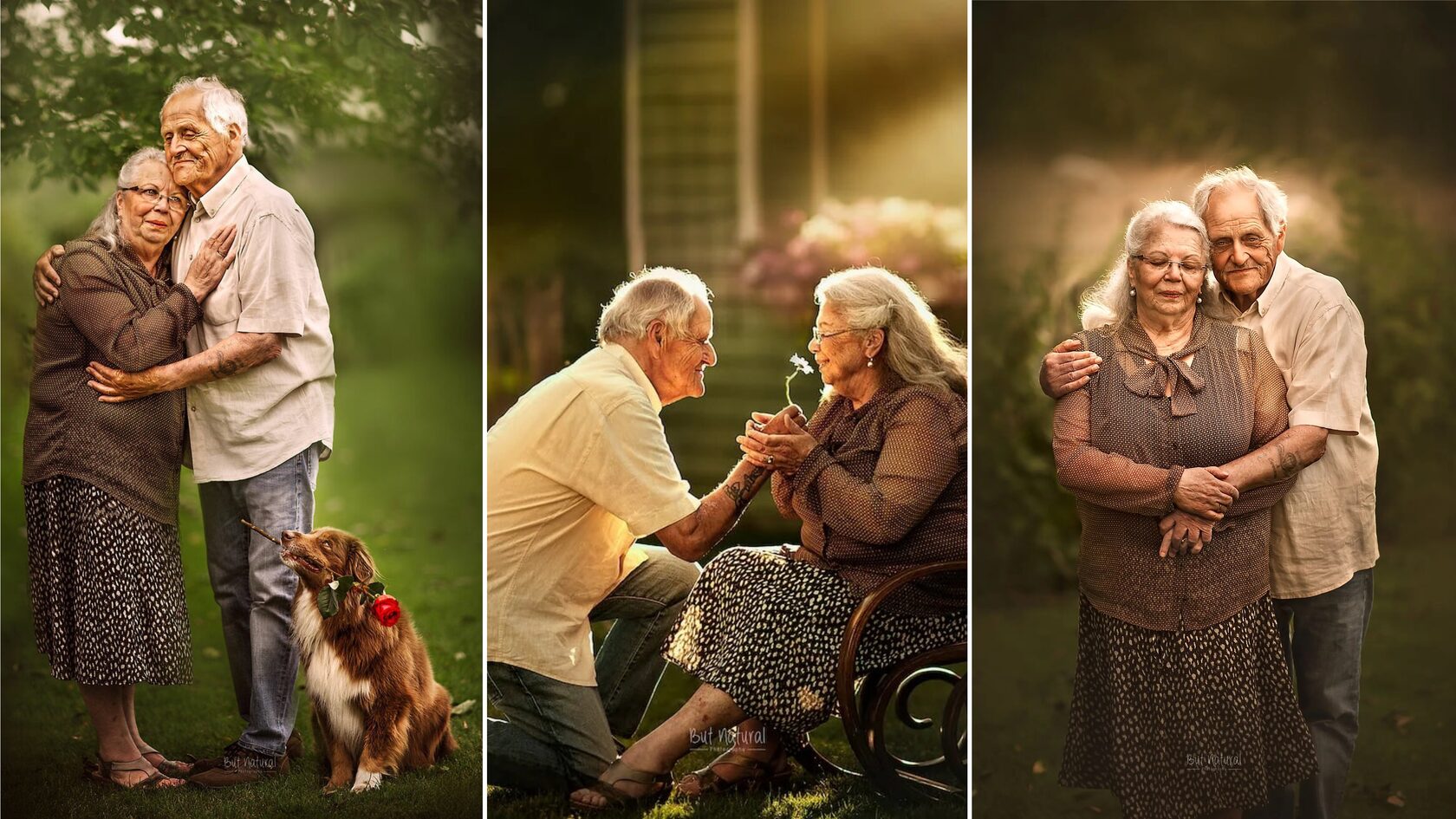 Трогательные фото пожилых пар