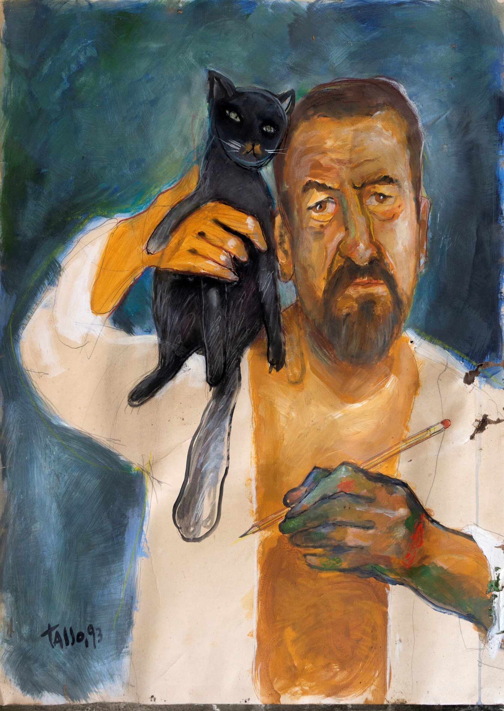 С моей кошкой